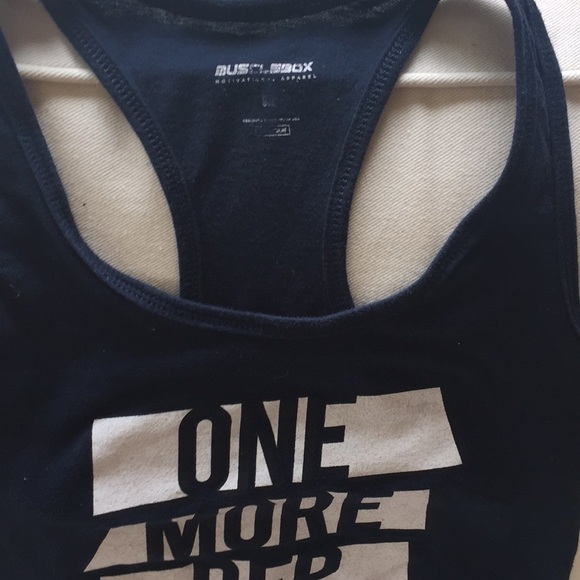 MuscleBox Motivation Razor Back Tee - Picture 6 of 6